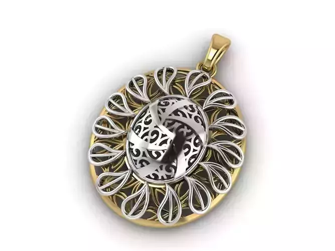 Women Pendant Ready STL 3DM Models Womens Necklace Lightweight 3D print model