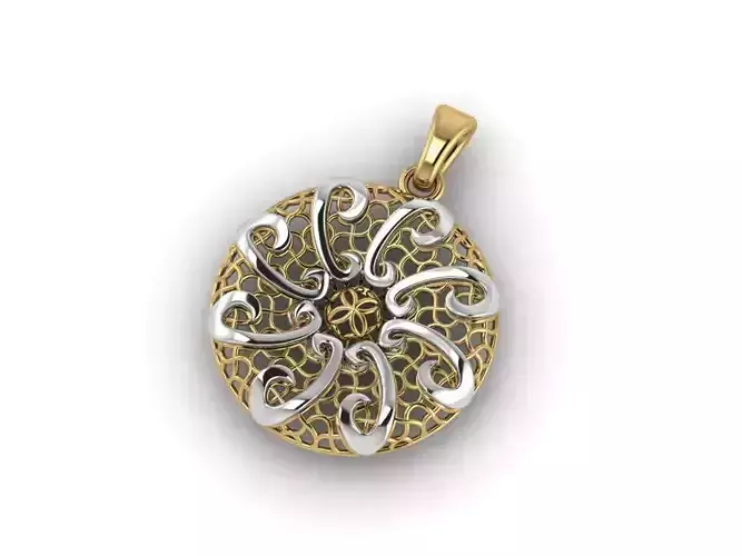 Women Pendant Ready STL 3DM Models Womens Necklace Lightweight