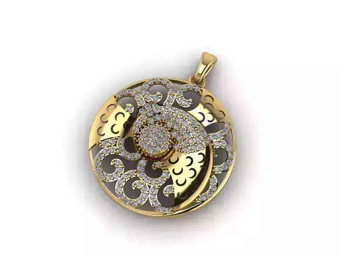 Women Pendant Ready STL 3DM Models Womens Necklace Lightweight