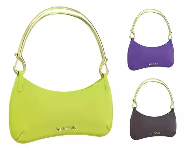 Jacquemus Bag Le Bisou Mousqueton Low-poly 3D model