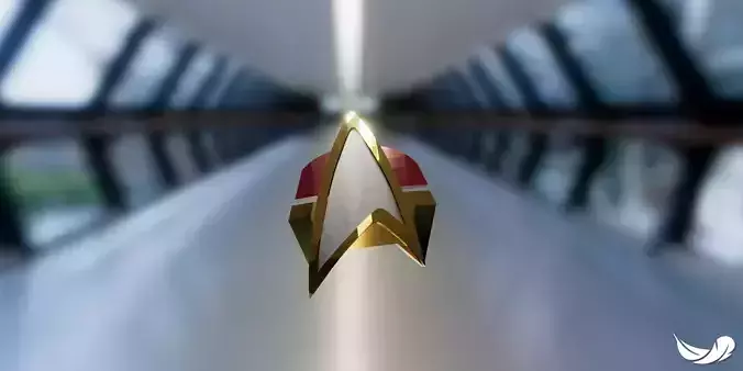 Star trek Combadge 3D print model