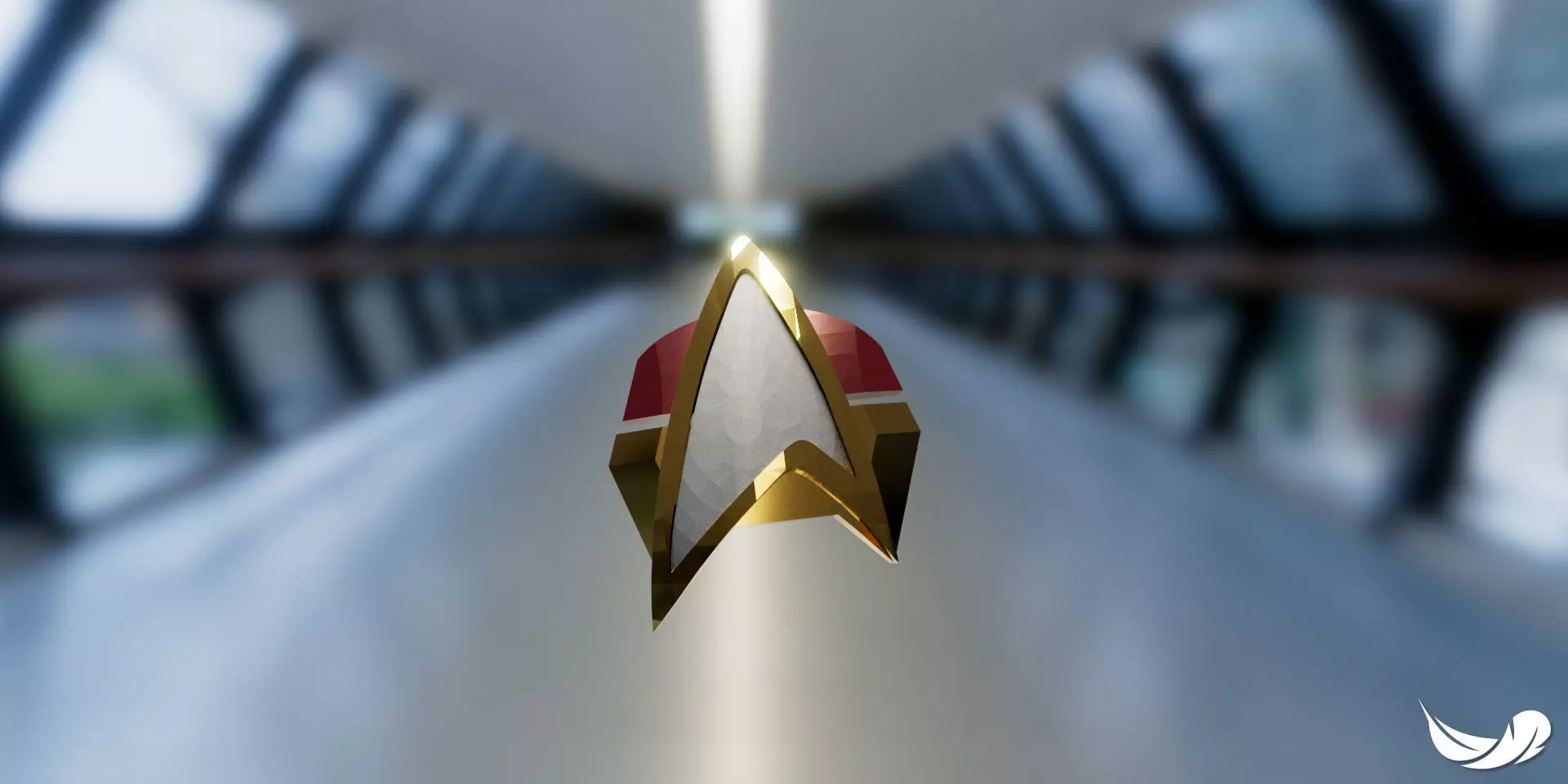 Star trek Combadge 3D print model_0