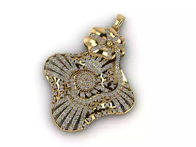 Women Pendant Ready STL 3DM Models Womens Necklace Lightweight