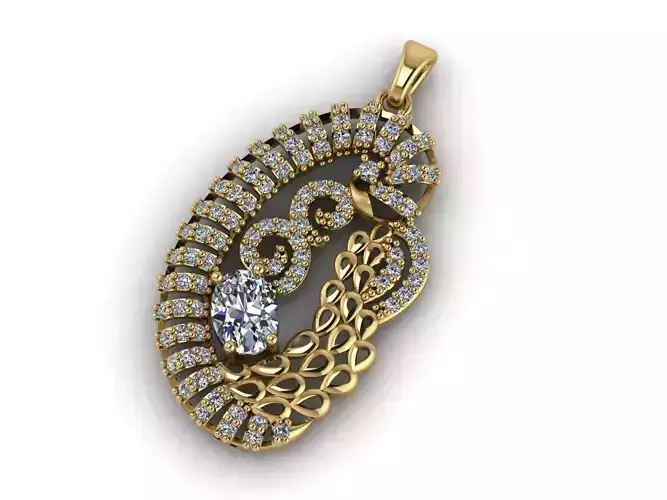 Women Pendant Ready STL 3DM Models Womens Necklace Lightweight