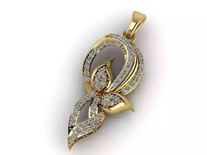 Women Pendant Ready STL 3DM Models Womens Necklace Lightweight