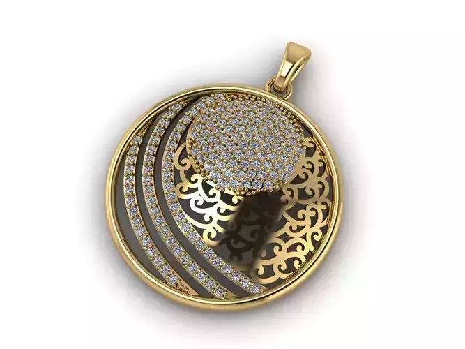 Women Pendant Ready STL 3DM Models Womens Necklace Lightweight