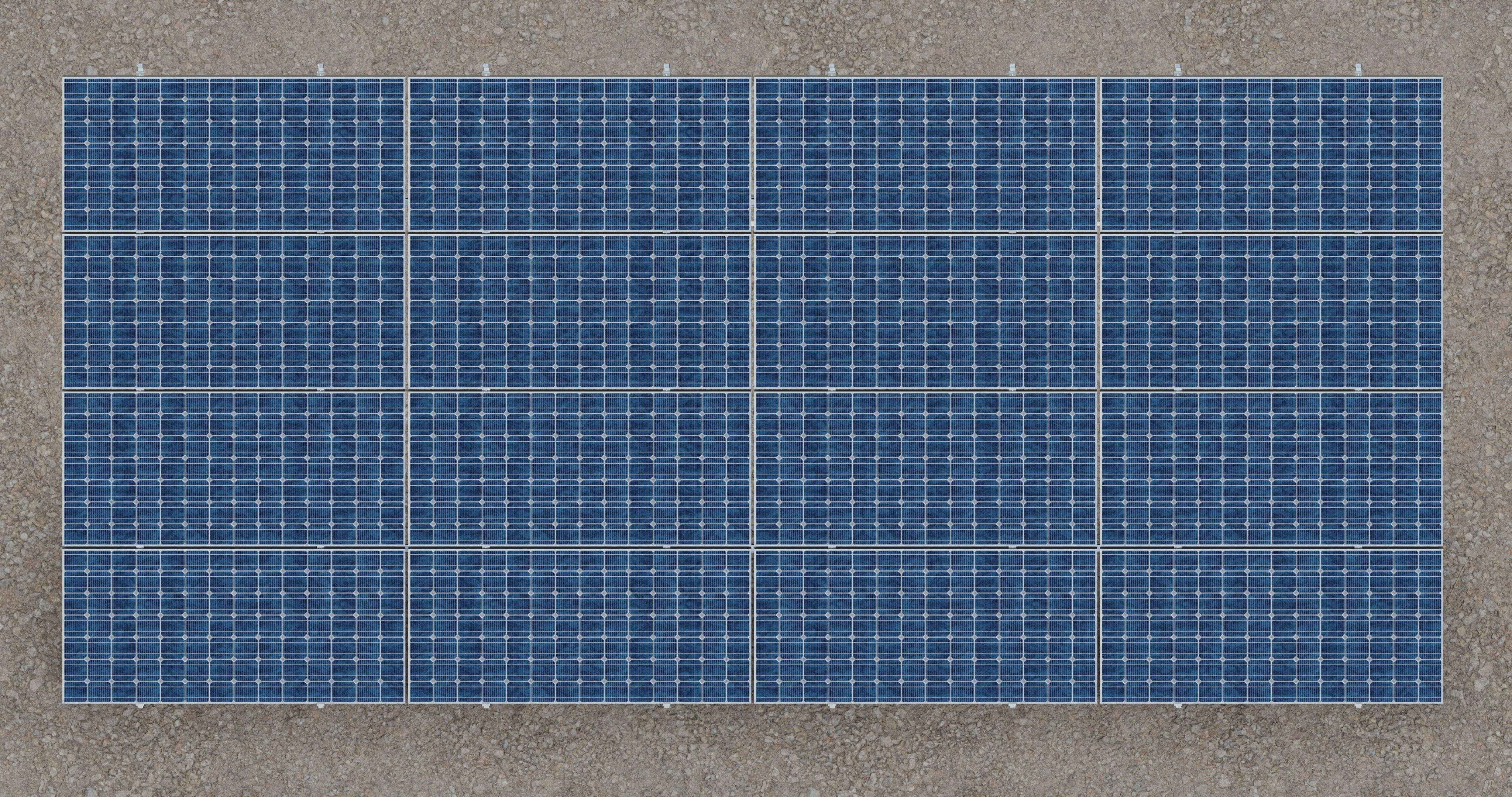 Solar Panel Steel Construction Type 9 3D model_4