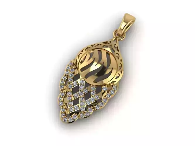 Women Pendant Ready STL 3DM Models Womens Necklace Lightweight