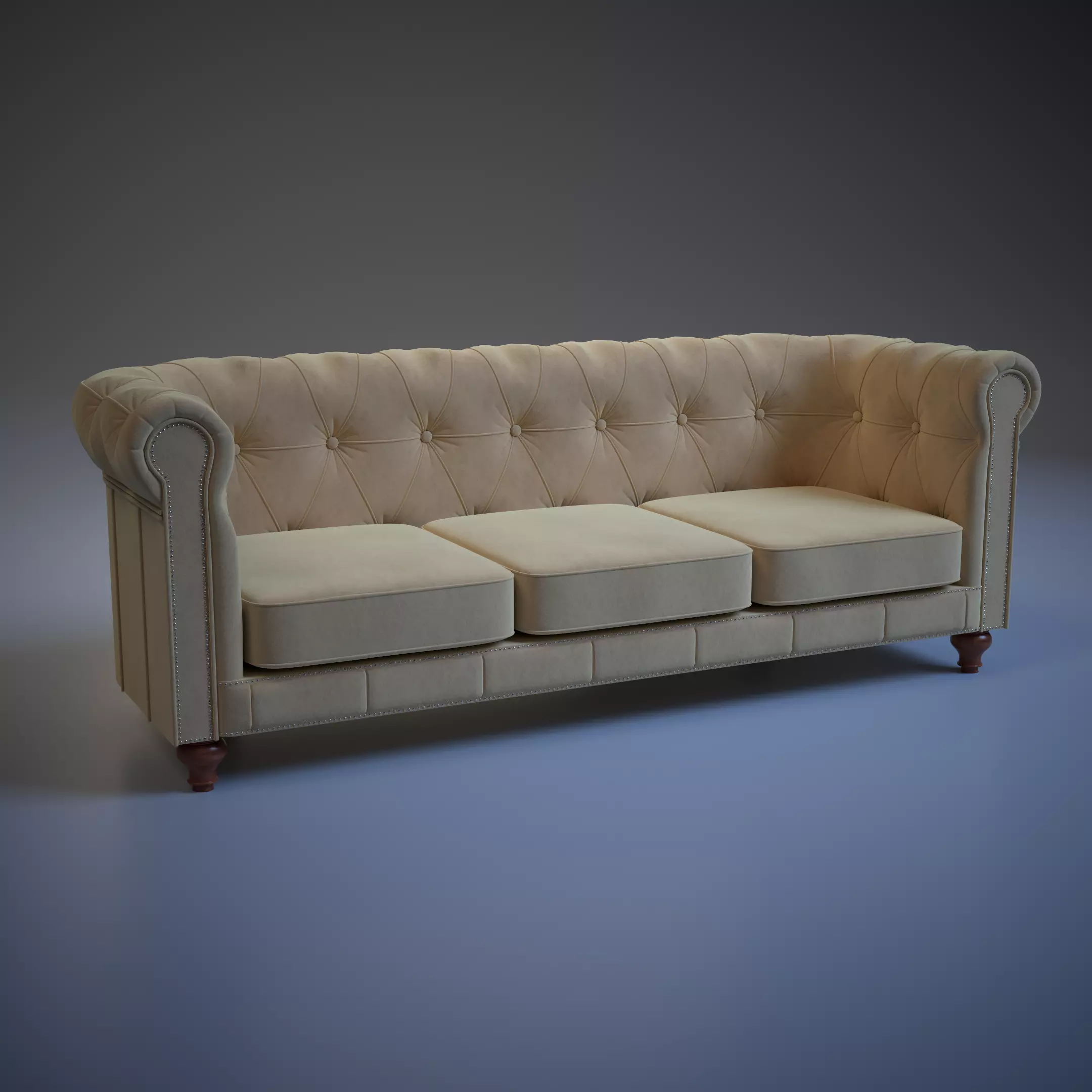 Chesterfield sofa 3D model