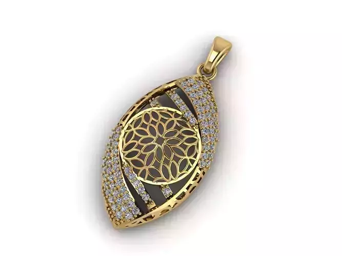 Women Pendant Ready STL 3DM Models Womens Necklace Lightweight