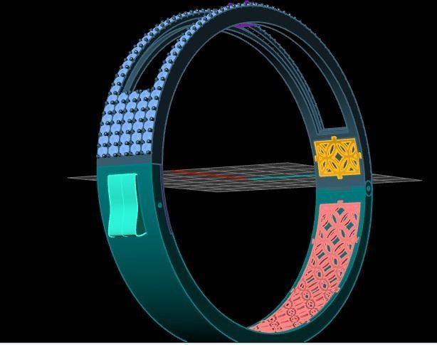 bracelet 3dm 3D print model_2