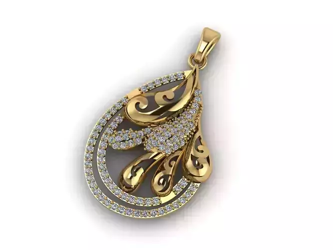 Women Pendant Ready STL 3DM Models Womens Necklace Lightweight