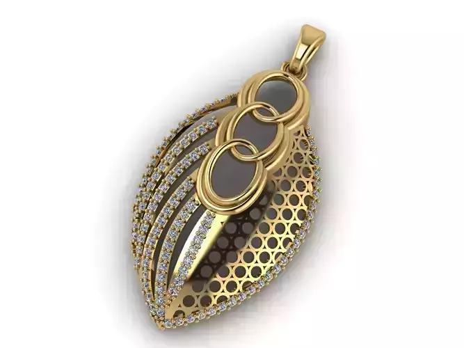 Women Pendant Ready STL 3DM Models Womens Necklace Lightweight