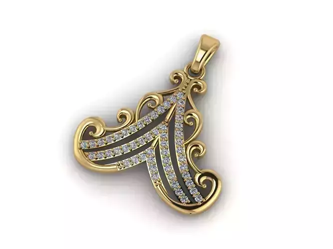 Women Pendant Ready STL 3DM Models Womens Necklace Lightweight