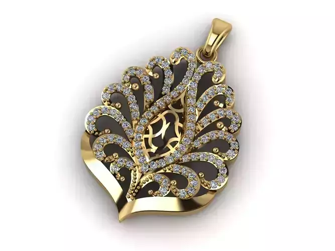 Women Pendant Ready STL 3DM Models Womens Necklace Lightweight