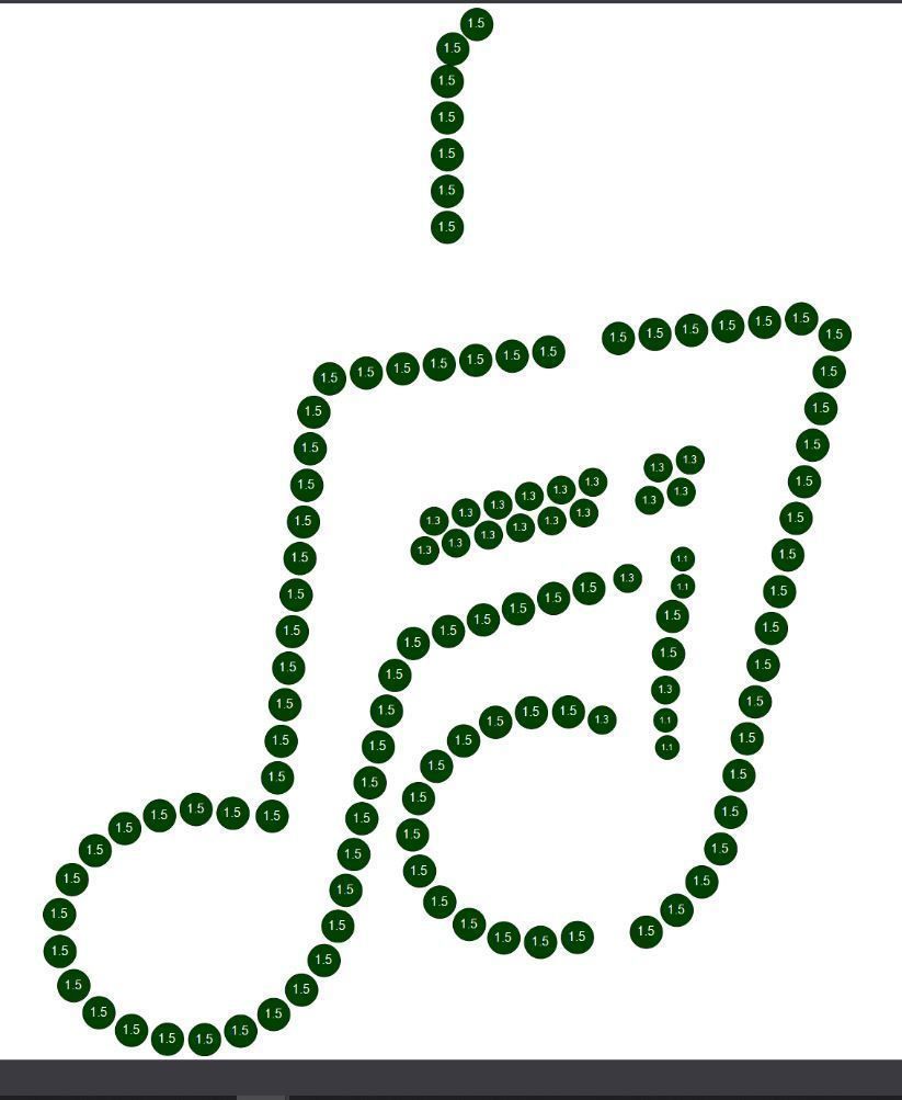 Music Note Pendants - Semiquaver v2 3D print model_6