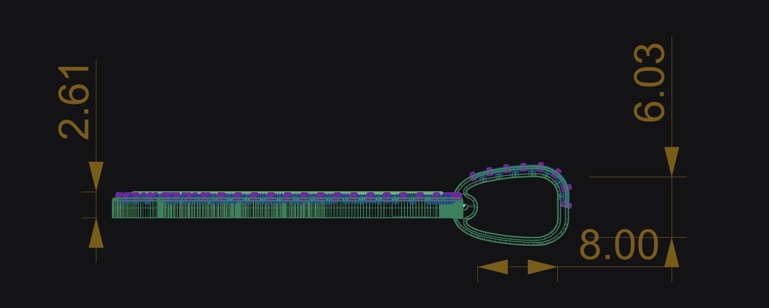 Music Note Pendants - Semiquaver v2 3D print model_5