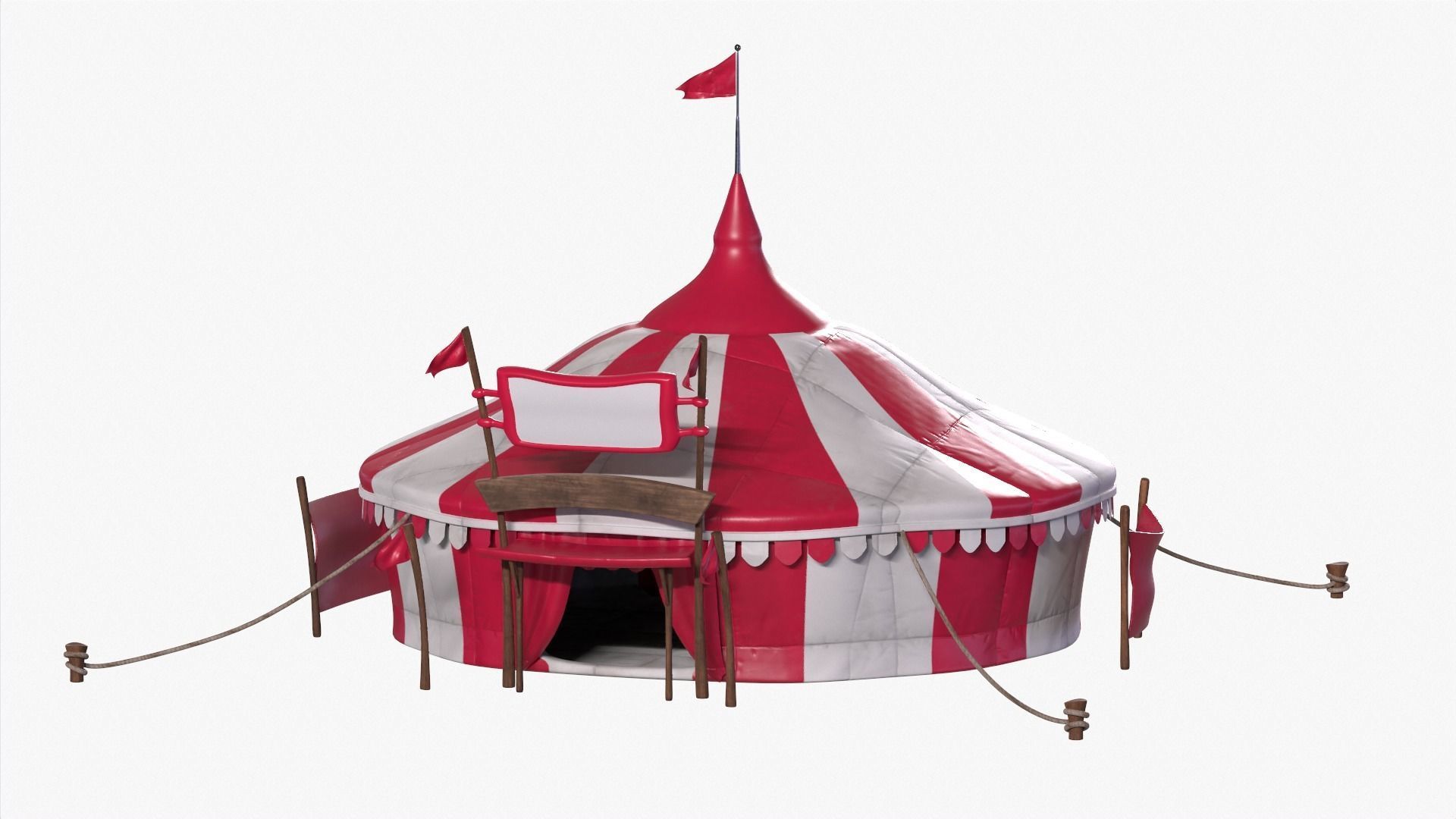 3D model Circus Tent VR / AR / low-poly | CGTrader