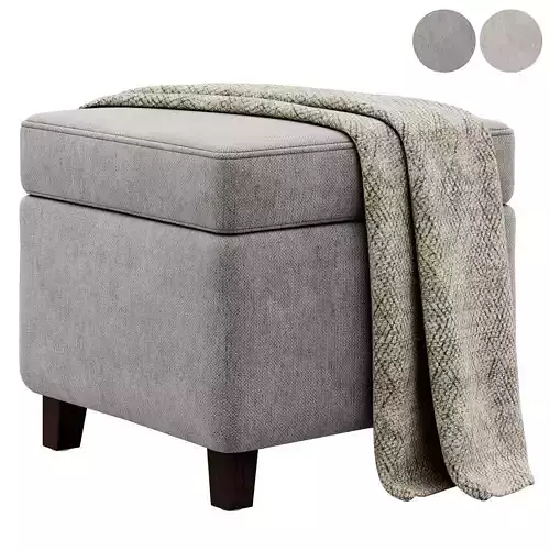 Felixstowe Ottoman by Ebern Designs