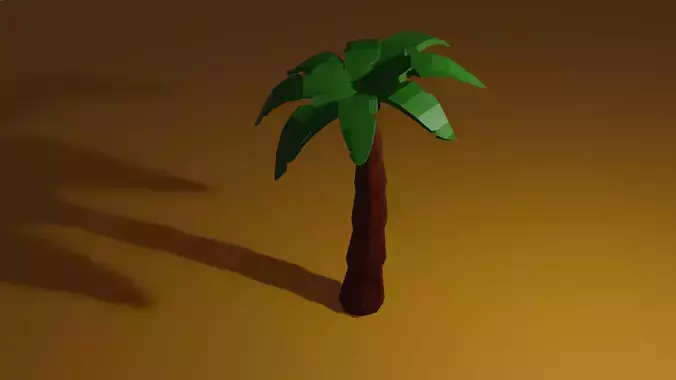 Palm low poly
