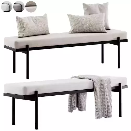 Metal Bench by House Doctor