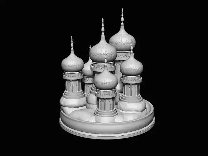 Harry Potter Ice Castle Model 3d digital download 3D print model