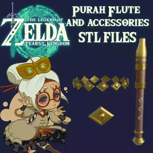 Purah Flute and small accessories