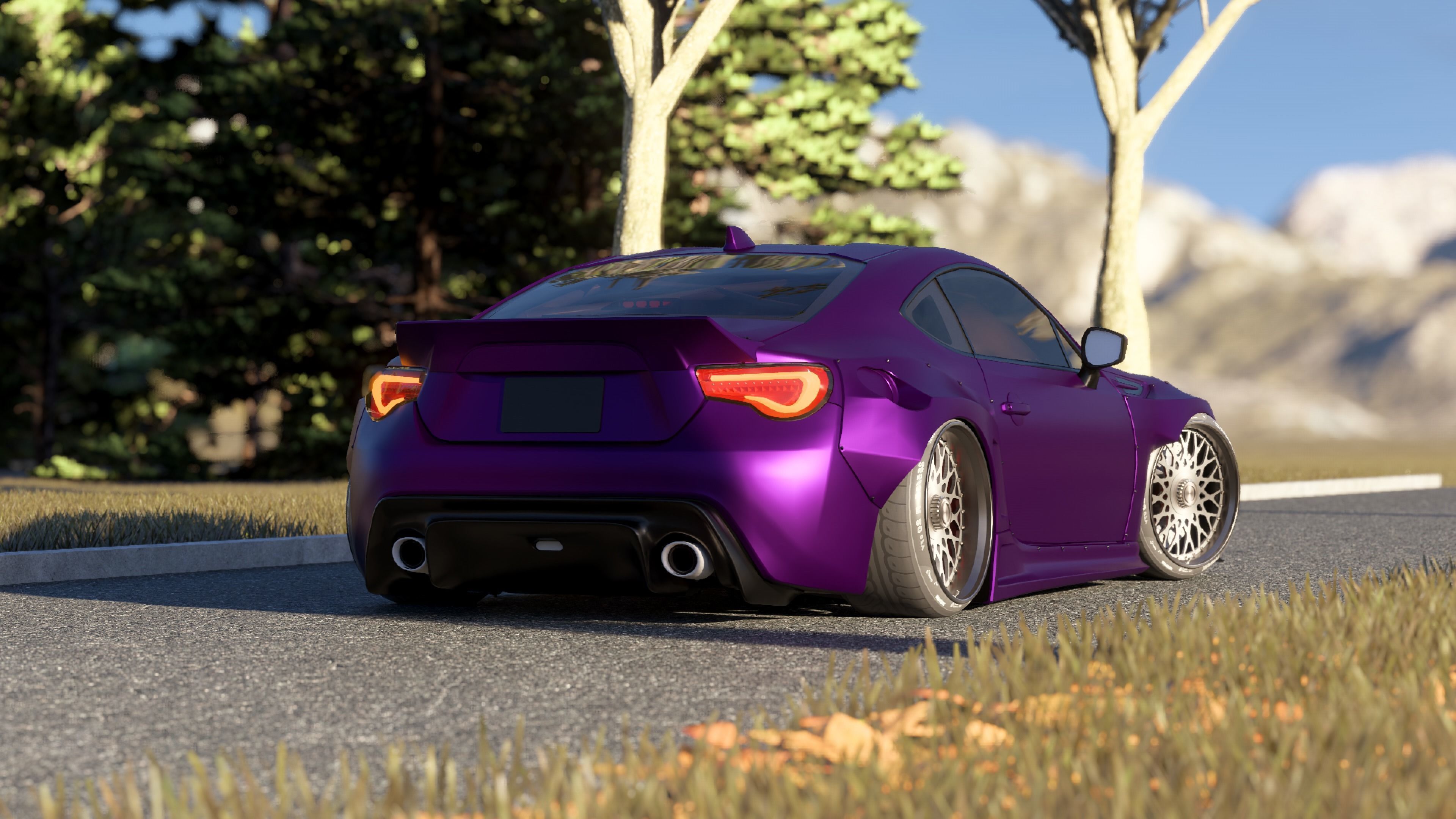 Subaru BRZ with Rocket Bunny Kit 3D model_2