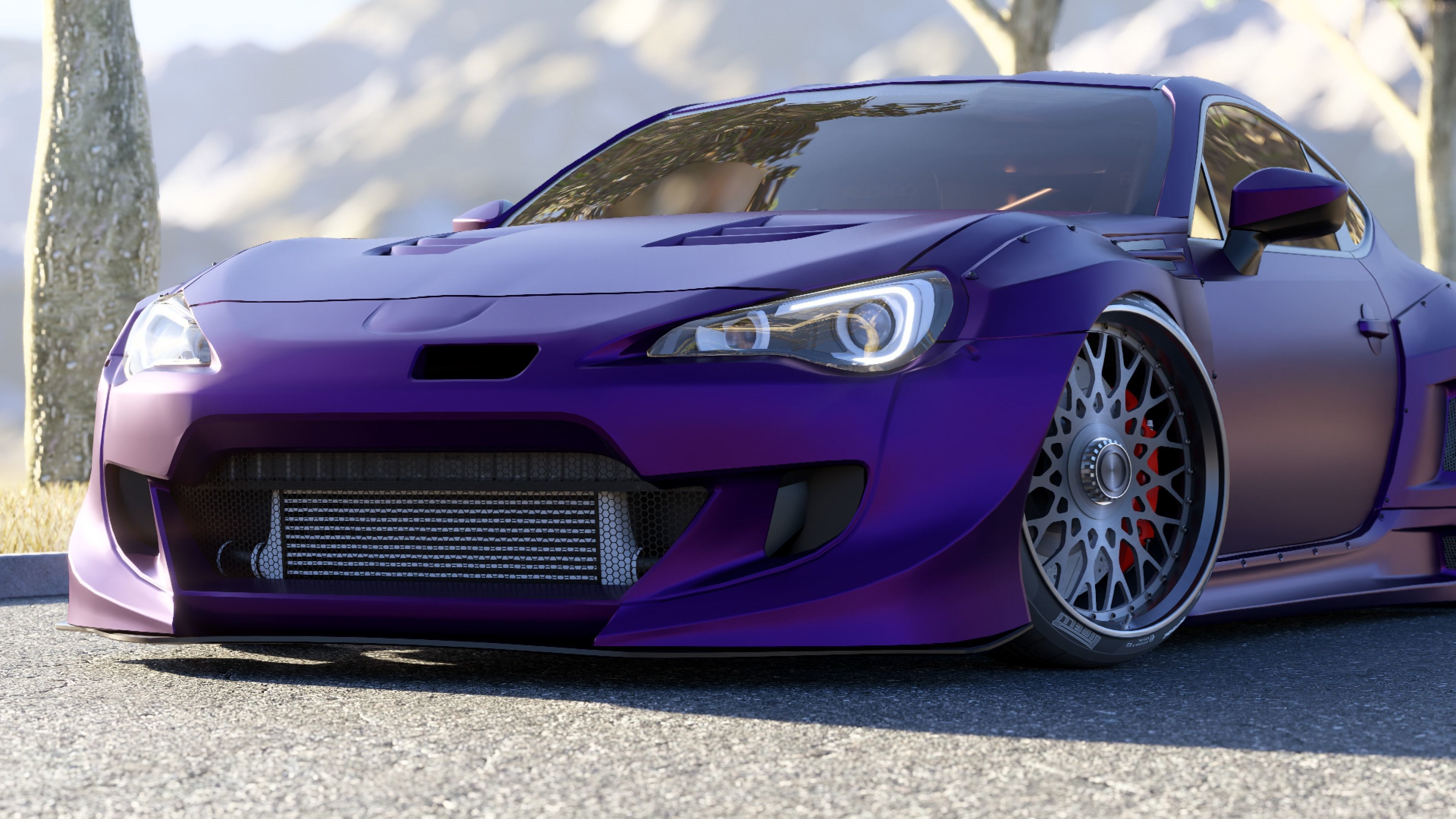 Subaru BRZ with Rocket Bunny Kit 3D model_1