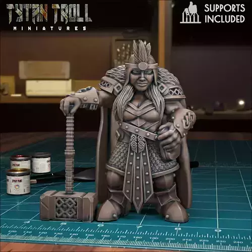 Female Dwarf 05 - Pre-Supported