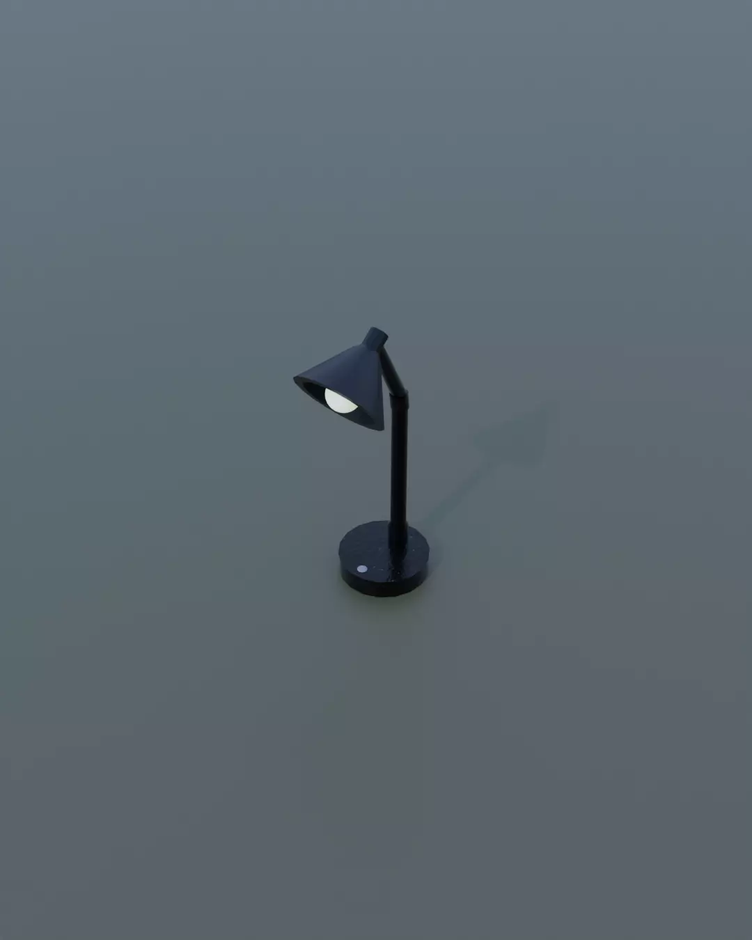 Lamp low poly Low-poly 3D model_0