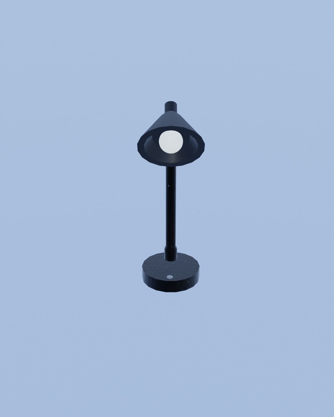 Lamp low poly Low-poly 3D model_3