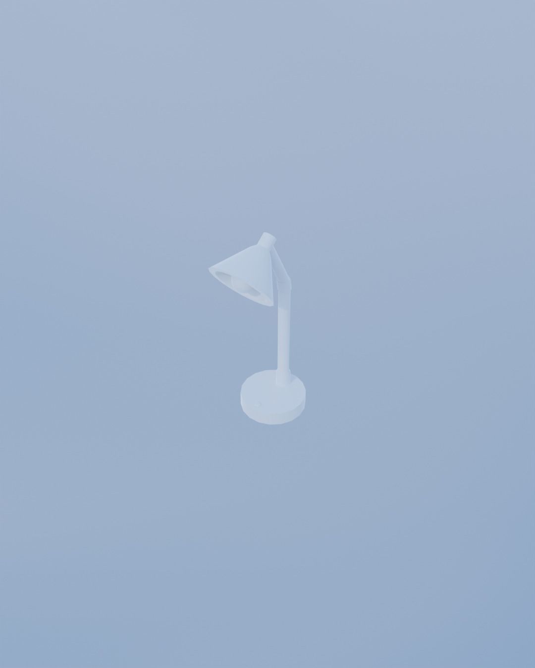 Lamp low poly Low-poly 3D model_5