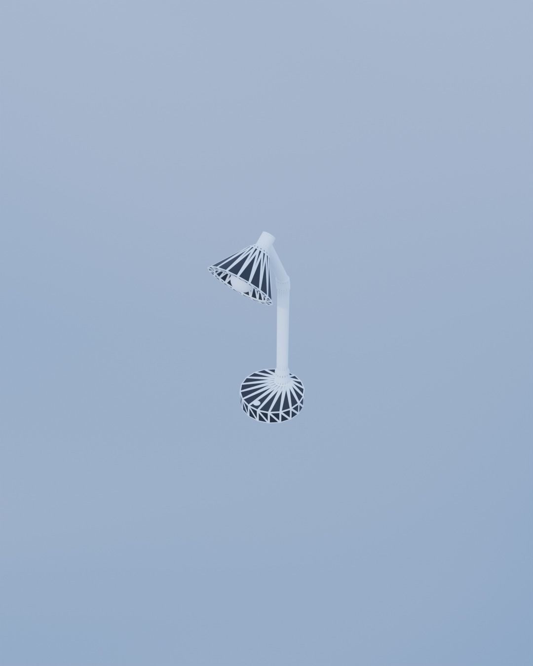 Lamp low poly Low-poly 3D model_6