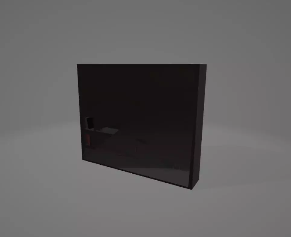 bookshelve Free 3D model_0