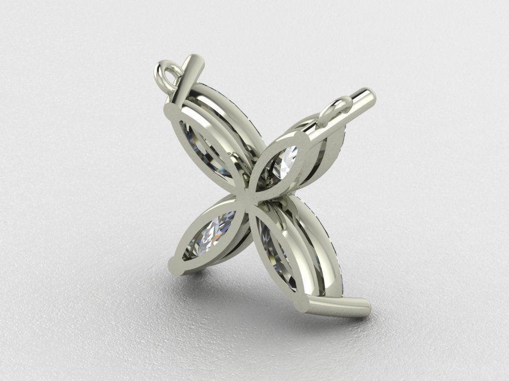 Fashion Pendant 3D print model_3