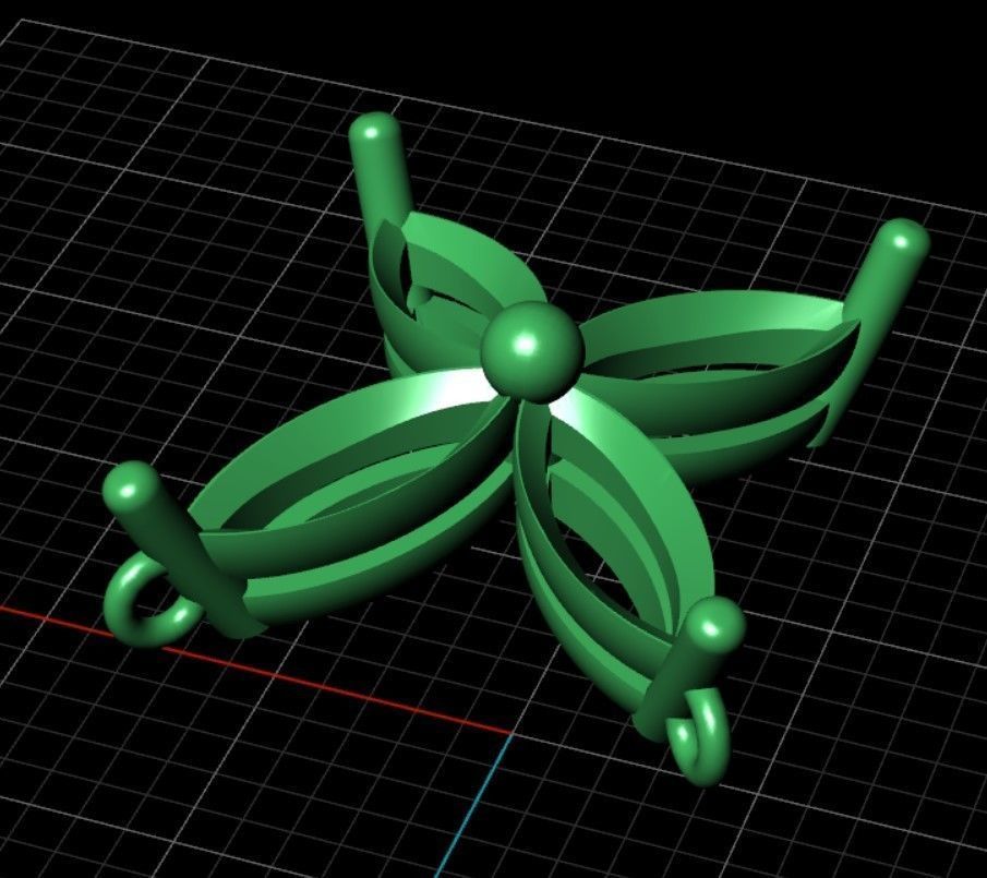 Fashion Pendant 3D print model_7