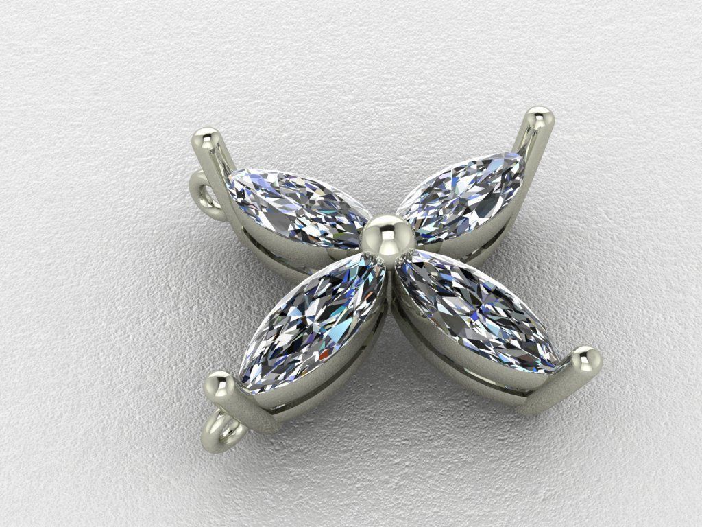 Fashion Pendant 3D print model_4