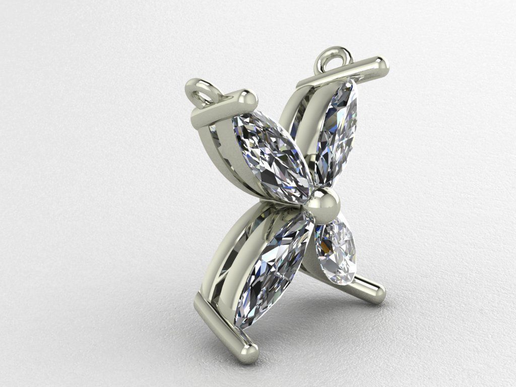 Fashion Pendant 3D print model_1