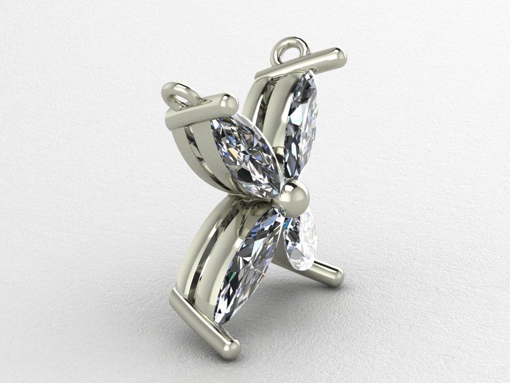 Fashion Pendant 3D print model_2