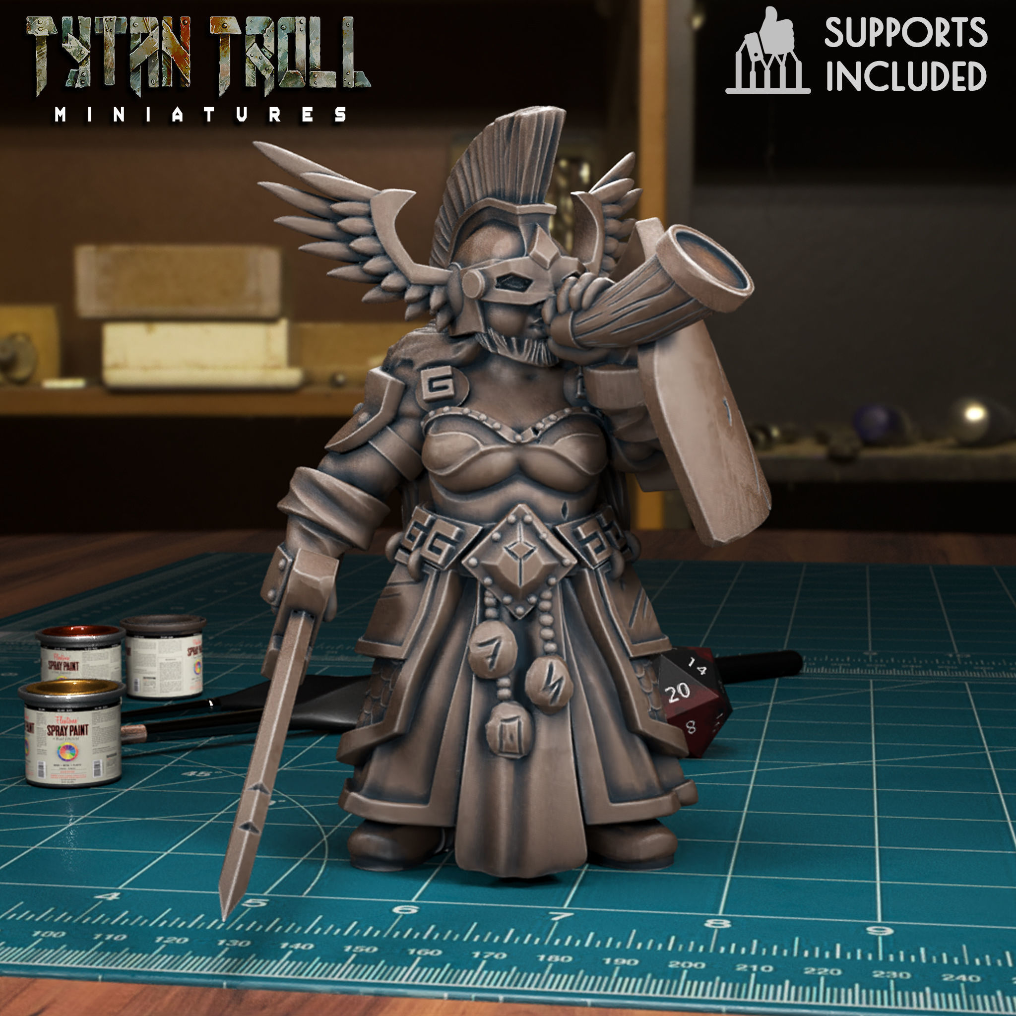 Female Dwarf Bundle - Pre-Supported 3D print model_6