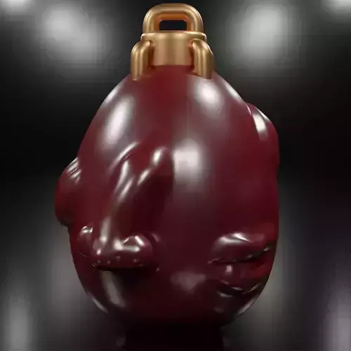 Berserk Behelit Necklace Low-poly 3D model
