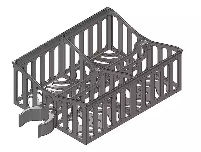Sponge holder for kitchen tap