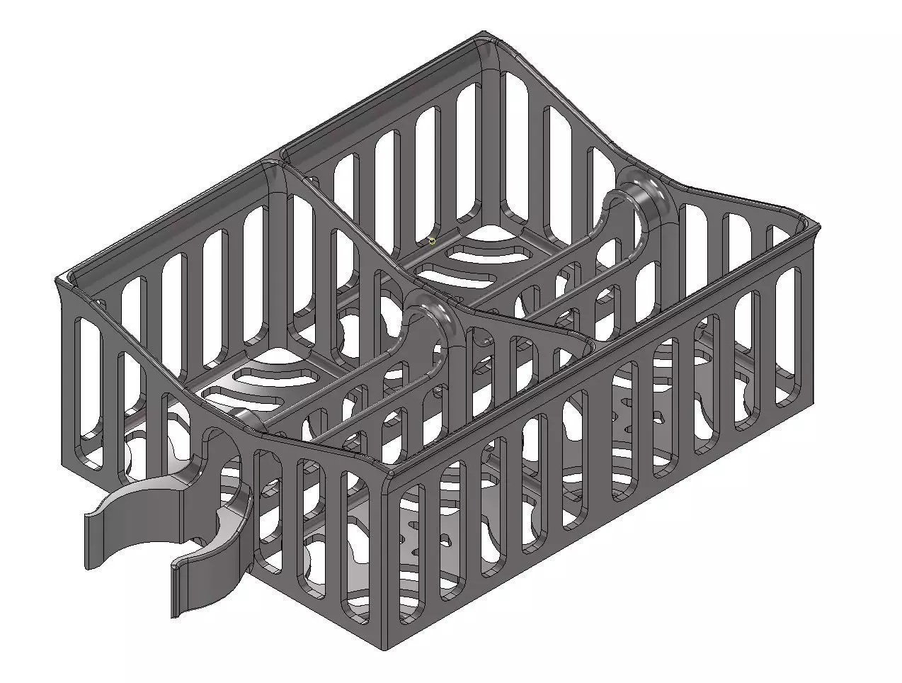 Sponge holder for kitchen tap 3D print model