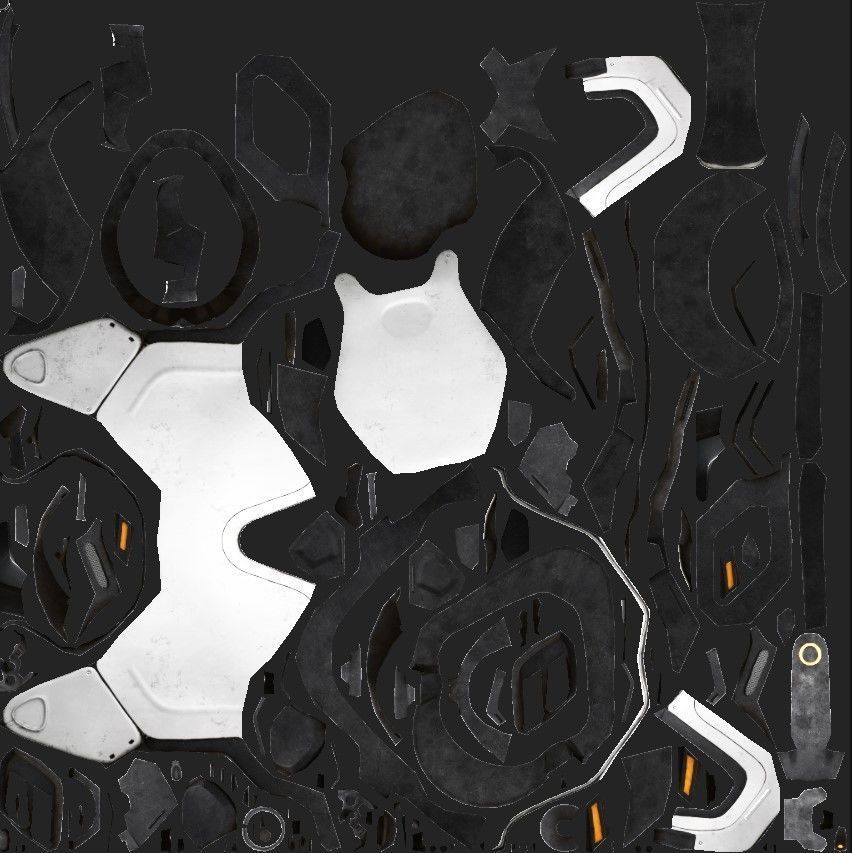 SciFi Helmet ver1 Low-poly 3D model_18