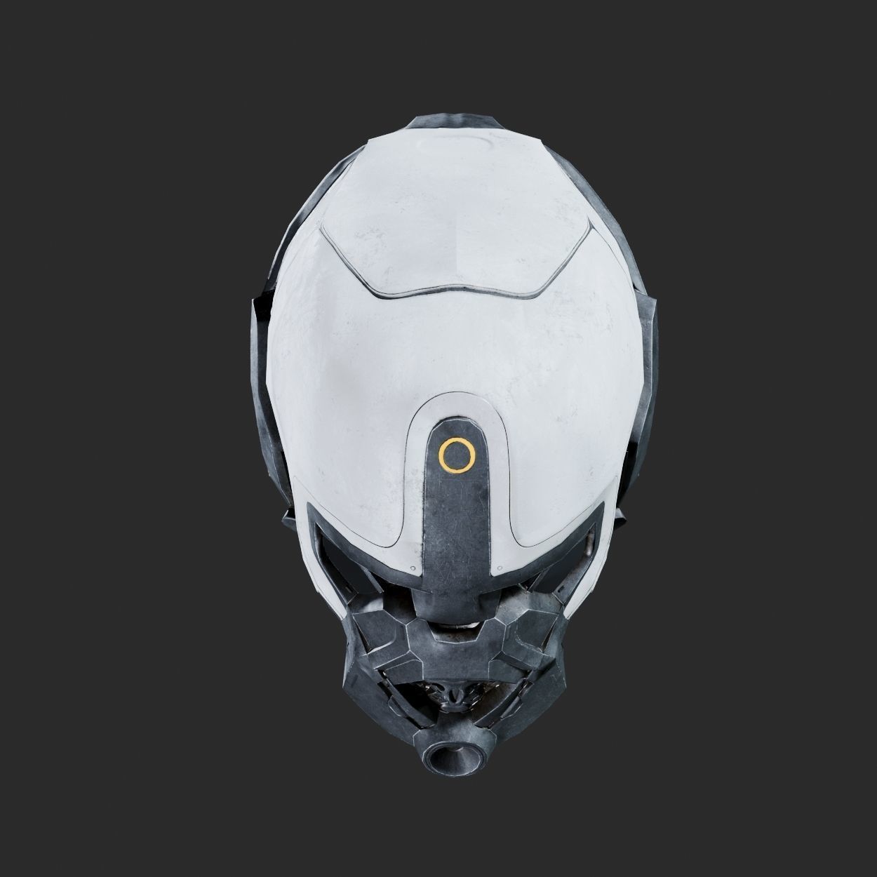 SciFi Helmet ver1 Low-poly 3D model_14