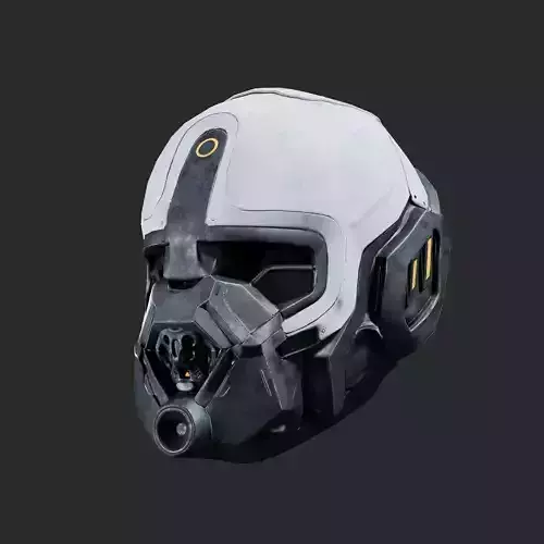 SciFi Helmet ver1 Low-poly 3D model