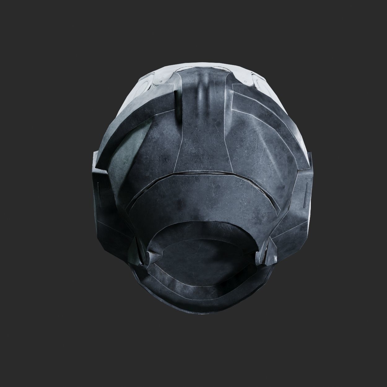 SciFi Helmet ver1 Low-poly 3D model_6