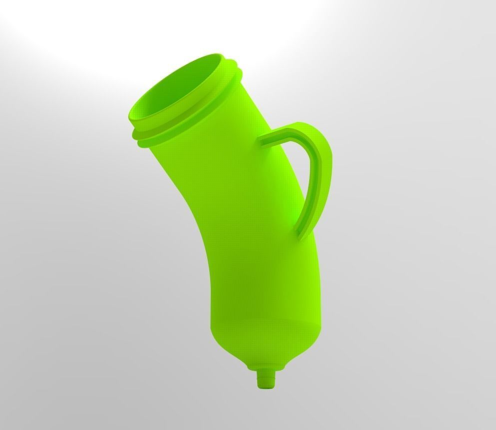 MALE URINAL 3D print model_11
