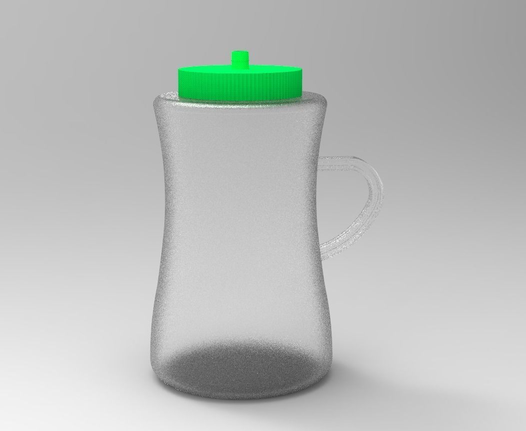 MALE URINAL 3D print model_3